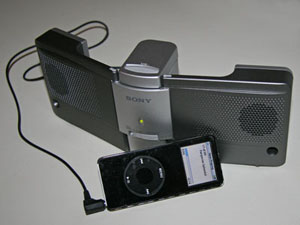 iPod and speaker