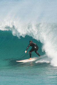 photo of surfer