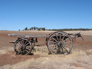 photo of old cart